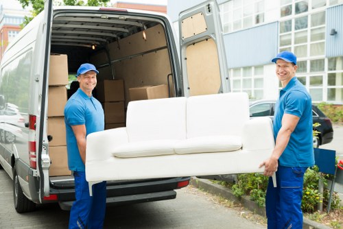 Removals van service for home moves in Clapham