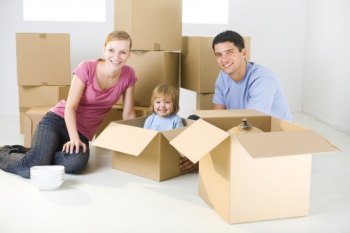 Clapham Man And Van team preparing a local move