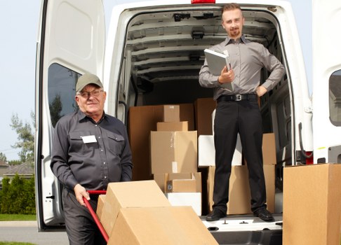 Moving van service for homes in Clapham