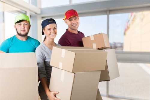 House removalists planning a move in Clapham near local residential streets