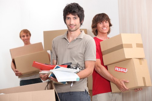 Checklist and moving supplies for a home move in Clapham