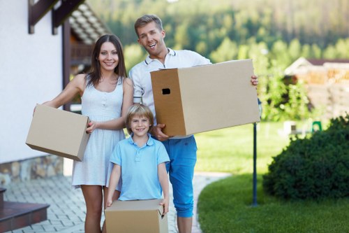 Packing and furniture handling for a Clapham home move