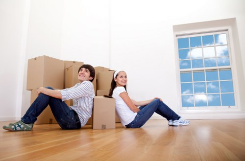 Unpacking essentials in a Clapham flat after relocation