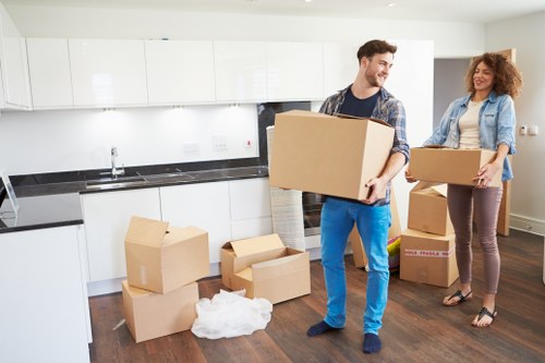 Careful packing and transport for an apartment move in Clapham