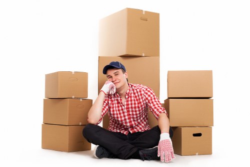 Small office relocation with man and van service in Clapham